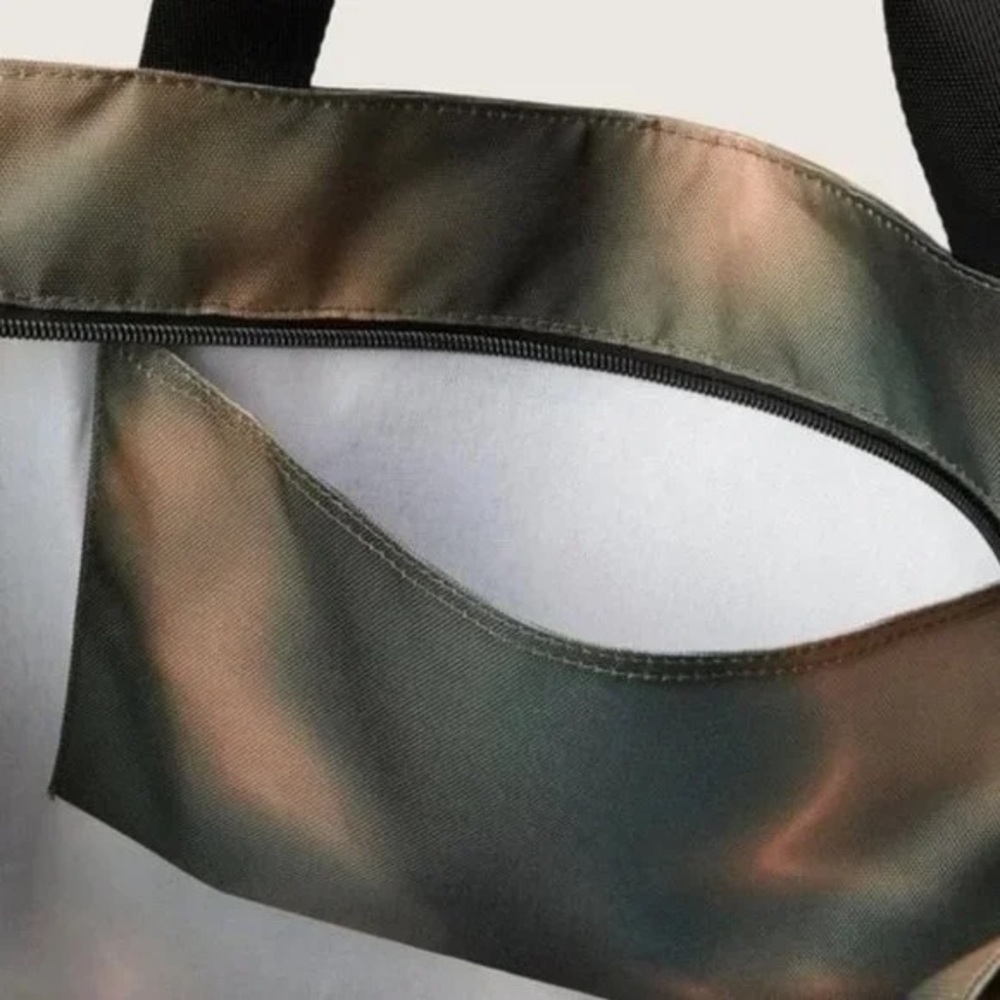 PINK Victoria's Secret Green Tie-Dye Travel Tote - Picture 3 of 10